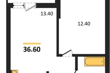Фото №1: 1-комнатная квартира 36&nbsp;м², 7/9&nbsp;эт. - Майкоп, мкр. ЖК Звезды, 