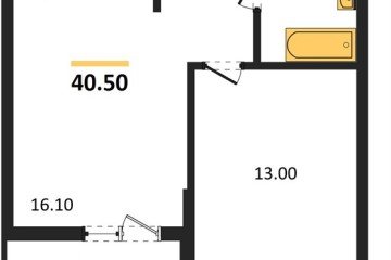 Фото №1: 1-комнатная квартира 40 м², 5/7 эт. - Майкоп, мкр. ЖК Звезды,