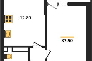 Фото №1: 1-комнатная квартира 37 м², 6/7 эт. - Майкоп, мкр. ЖК Звезды,