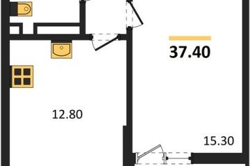 Фото №1: 1-комнатная квартира 37 м², 7/7 эт. - Майкоп, мкр. ЖК Звезды,