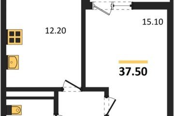 Фото №1: 1-комнатная квартира 37 м², 7/7 эт. - Майкоп, мкр. ЖК Звезды,