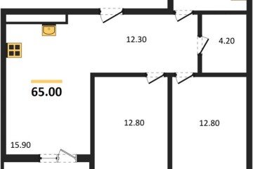 Фото №1: 2-комнатная квартира 65 м², 2/7 эт. - Майкоп, мкр. ЖК Звезды,