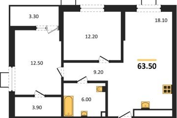 Фото №1: 2-комнатная квартира 63 м², 2/7 эт. - Майкоп, мкр. ЖК Звезды,