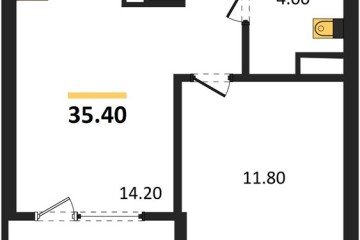 Фото №1: 1-комнатная квартира 37 м², 7/18 эт. - Краснодар, мкр. ЖК Первое Место,
