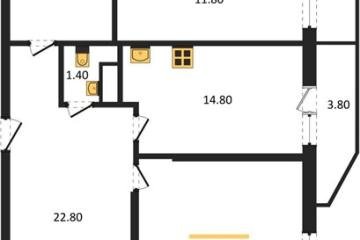 Фото №1: 3-комнатная квартира 104 м², 15/16 эт. - Краснодар, мкр. жилой комплекс Зеленодар,