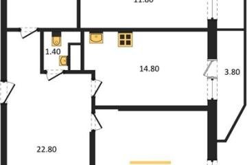 Фото №1: 3-комнатная квартира 103 м², 15/16 эт. - Краснодар, мкр. жилой комплекс Зеленодар,