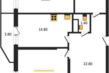 Фото №1: 3-комнатная квартира 104 м², 16/16 эт. - Краснодар, мкр. жилой комплекс Зеленодар,