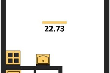 Фото №1: Студия 22&nbsp;м², 2/9&nbsp;эт. - Краснодар, мкр. жилой комплекс Друзья, 