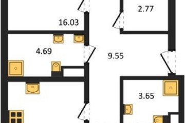 Фото №1: 3-комнатная квартира 76 м², 7/9 эт. - Краснодар, мкр. жилой комплекс Друзья,