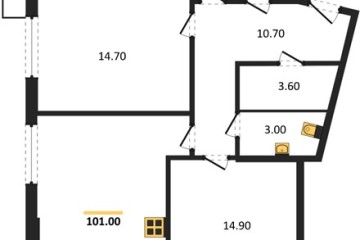 Фото №1: 3-комнатная квартира 101&nbsp;м², 2/16&nbsp;эт. - Краснодар, мкр. Парк Победы, 