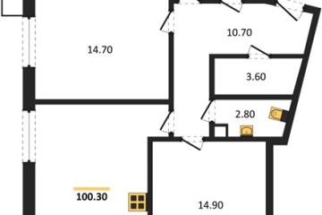Фото №1: 3-комнатная квартира 100&nbsp;м², 9/16&nbsp;эт. - Краснодар, мкр. Парк Победы, 