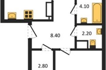 Фото №1: 2-комнатная квартира 72 м², 10/16 эт. - Краснодар, мкр. Парк Победы,