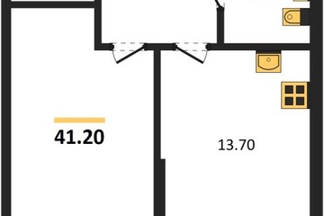 Фото №1: 1-комнатная квартира 41 м², 2/9 эт. - Краснодар, мкр. Парк Победы,