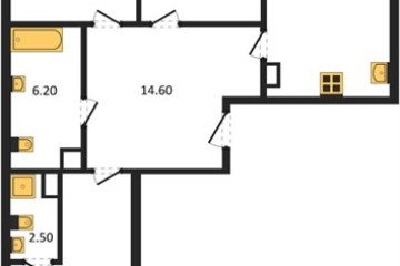 Фото №1: 3-комнатная квартира 92 м², 3/9 эт. - Краснодар, мкр. Парк Победы,