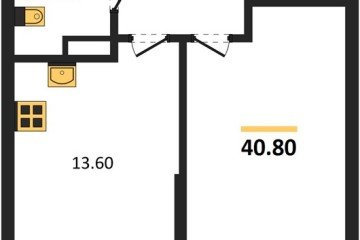 Фото №1: 1-комнатная квартира 40 м², 6/9 эт. - Краснодар, мкр. Парк Победы,