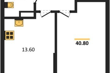 Фото №1: 1-комнатная квартира 40 м², 8/9 эт. - Краснодар, мкр. Парк Победы,