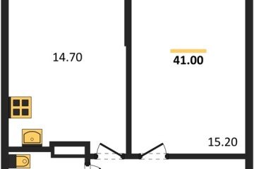 Фото №1: 1-комнатная квартира 41 м², 8/9 эт. - Краснодар, мкр. Парк Победы,