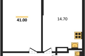 Фото №1: 1-комнатная квартира 41 м², 6/9 эт. - Краснодар, мкр. Парк Победы,