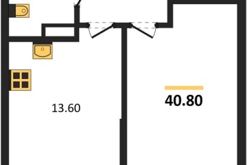 Фото №1: 1-комнатная квартира 40 м², 4/9 эт. - Краснодар, мкр. Парк Победы,