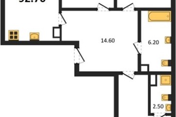 Фото №1: 3-комнатная квартира 92 м², 4/9 эт. - Краснодар, мкр. Парк Победы,