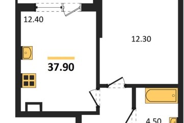 Фото №1: 1-комнатная квартира 37 м², 5/16 эт. - Краснодар, мкр. Парк Победы,