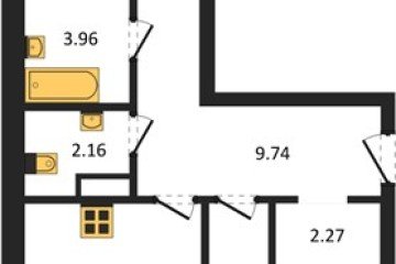 Фото №1: 2-комнатная квартира 58 м², 3/9 эт. - Краснодар, мкр. ЖК Тёплые Края,