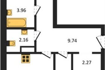 Фото №1: 2-комнатная квартира 58 м², 4/9 эт. - Краснодар, мкр. ЖК Тёплые Края,