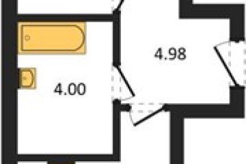 Фото №1: 1-комнатная квартира 41 м², 4/18 эт. - Краснодар, мкр. ЖК Тёплые Края,