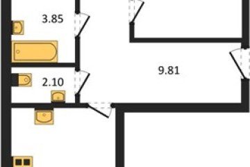 Фото №1: 2-комнатная квартира 60 м², 3/18 эт. - Краснодар, мкр. ЖК Тёплые Края,