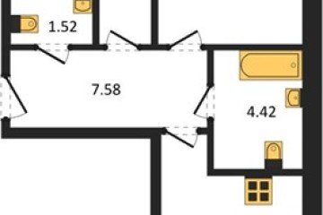 Фото №1: 2-комнатная квартира 60 м², 7/18 эт. - Краснодар, мкр. ЖК Тёплые Края,