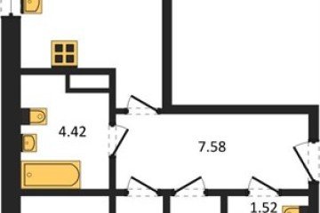 Фото №1: 2-комнатная квартира 57 м², 9/18 эт. - Краснодар, мкр. ЖК Тёплые Края,