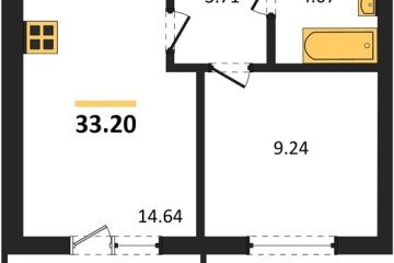 Фото №1: 1-комнатная квартира 33 м², 4/18 эт. - Краснодар, мкр. ЖК Тёплые Края,