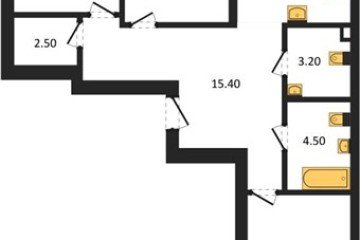 Фото №1: 3-комнатная квартира 87 м², 2/14 эт. - Майкоп, мкр. ЖК Звезды,