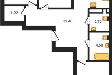 Фото №1: 3-комнатная квартира 86 м², 13/14 эт. - Майкоп, мкр. ЖК Звезды,