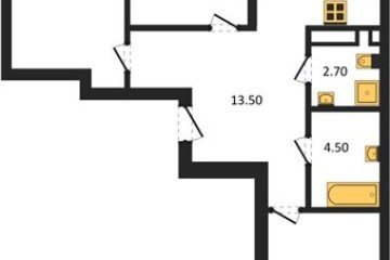 Фото №1: 3-комнатная квартира 86 м², 10/14 эт. - Майкоп, мкр. ЖК Звезды,