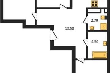 Фото №1: 3-комнатная квартира 86 м², 11/14 эт. - Майкоп, мкр. ЖК Звезды,
