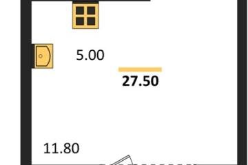 Фото №1: Студия 27 м², 11/14 эт. - Майкоп, мкр. ЖК Звезды,