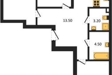 Фото №1: 3-комнатная квартира 87 м², 2/14 эт. - Майкоп, мкр. ЖК Звезды,