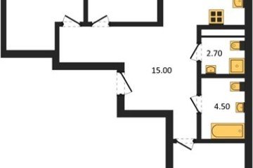 Фото №1: 3-комнатная квартира 87 м², 5/13 эт. - Майкоп, мкр. ЖК Звезды,