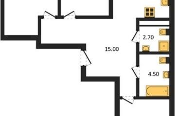 Фото №1: 3-комнатная квартира 87 м², 11/13 эт. - Майкоп, мкр. ЖК Звезды,