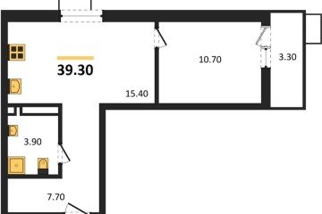 Фото №1: 1-комнатная квартира 39 м², 4/13 эт. - Майкоп, мкр. ЖК Звезды,