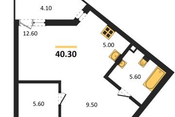 Фото №1: Студия 40 м², 2/13 эт. - Майкоп, мкр. ЖК Звезды,