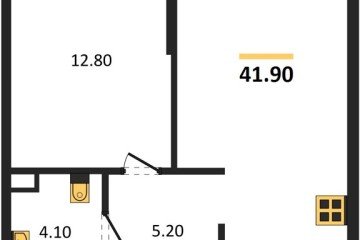 Фото №1: 1-комнатная квартира 41 м², 5/16 эт. - Краснодар, мкр. Догма Парк,