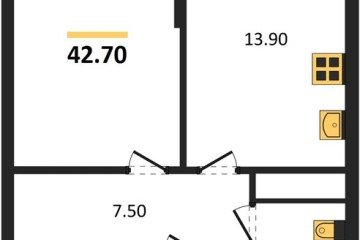 Фото №1: 1-комнатная квартира 42 м², 10/16 эт. - Краснодар, мкр. Догма Парк,