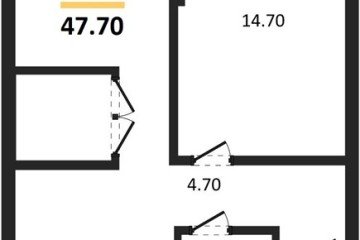 Фото №1: 1-комнатная квартира 47 м², 13/16 эт. - Краснодар, мкр. Догма Парк,