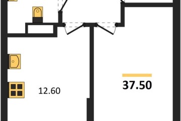 Фото №1: 1-комнатная квартира 37 м², 4/16 эт. - Краснодар, мкр. Догма Парк,