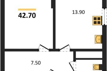 Фото №1: 1-комнатная квартира 42 м², 10/16 эт. - Краснодар, мкр. Догма Парк,