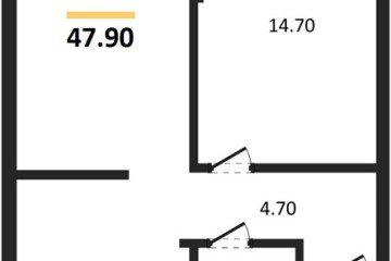 Фото №1: 1-комнатная квартира 47&nbsp;м², 9/16&nbsp;эт. - Краснодар, мкр. Догма Парк, 