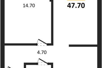 Фото №1: 1-комнатная квартира 47 м², 14/16 эт. - Краснодар, мкр. Догма Парк,