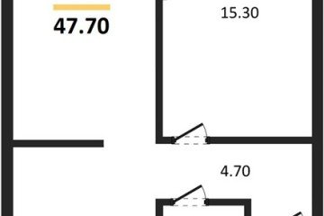 Фото №1: 1-комнатная квартира 47 м², 16/16 эт. - Краснодар, мкр. Догма Парк, ул. Марины Цветаевой, 34